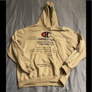CHAMPION LIMITED EDITION GRAPHIC LOGO HOODIE SWEATSHIRT